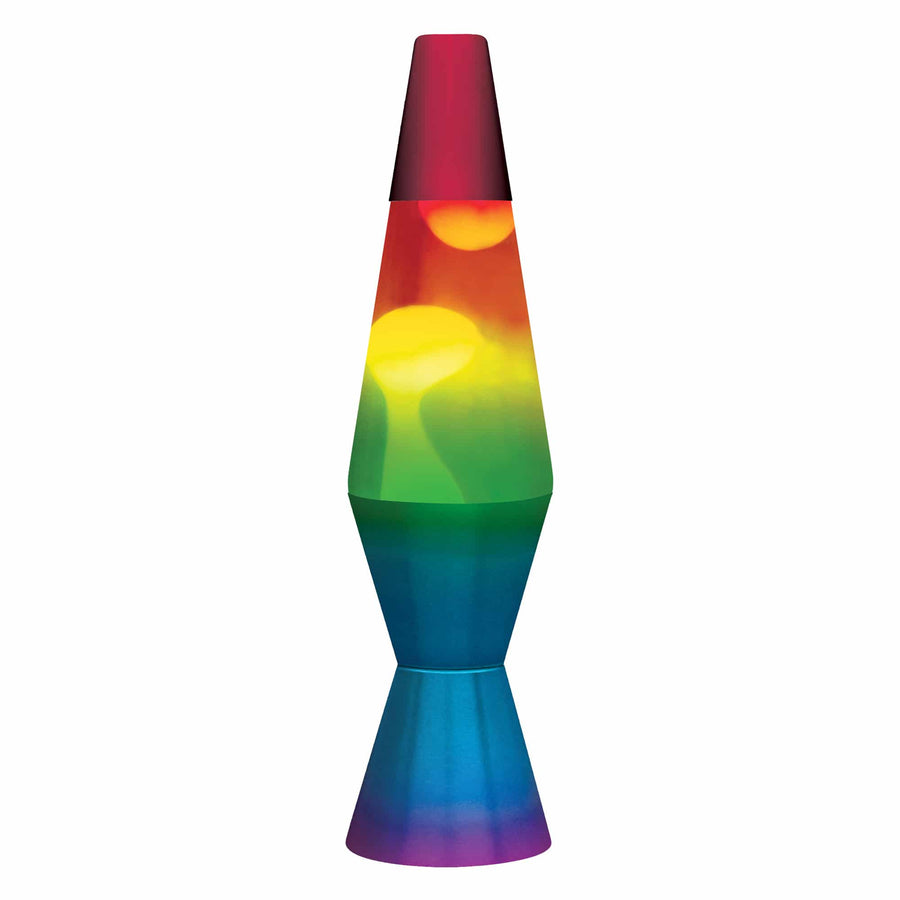 11.5″ LAVA LAMP RAINBOW – WHITE/TRICOLOR M9