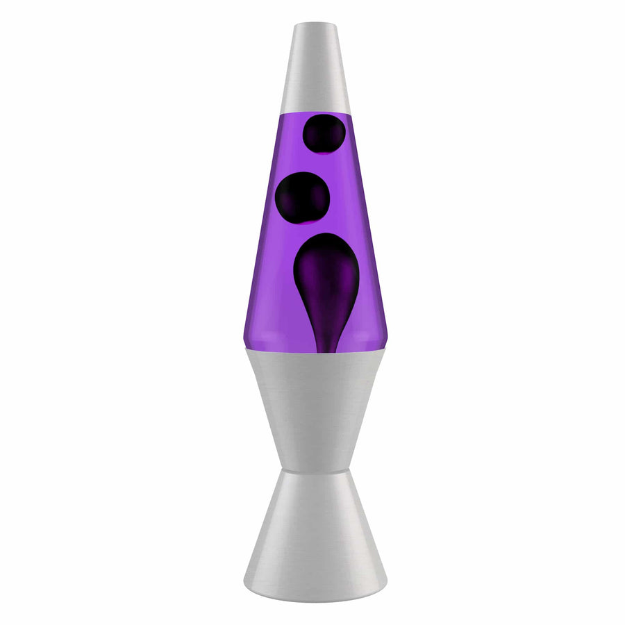 14.5’’ LAVA LAMP – BLACK & PURPLE J4