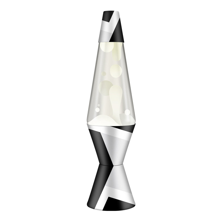 14.5″ LAVA LAMP POLYGONAL WHITE TONE X2