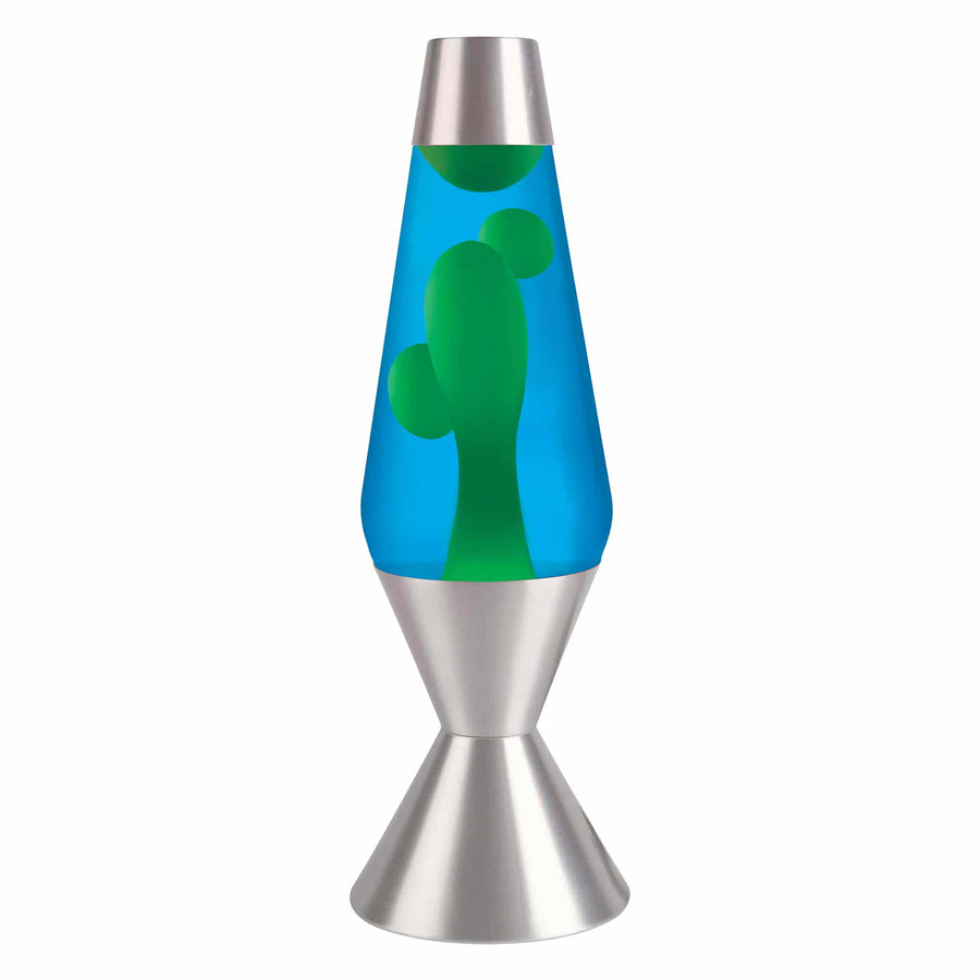 16.3″ LAVA LAMP – YELLOW/BLUE/SILVER L5