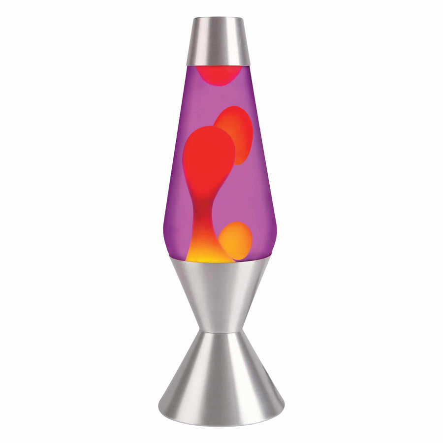 16.3″ LAVA LAMP – YELLOW/PURPLE/SILVER O6