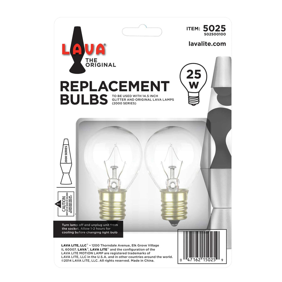 25W LAVA LAMP LIGHT BULB W/TRAY O7
