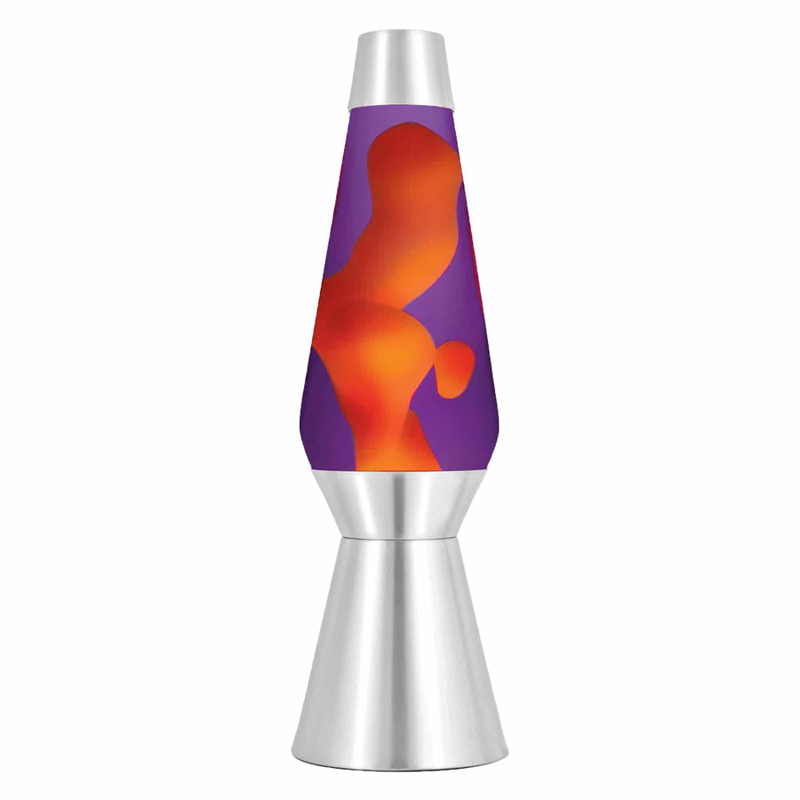 27″ LAVA LAMP GRANDE – YELLOW/PURPLE/SILVER D7